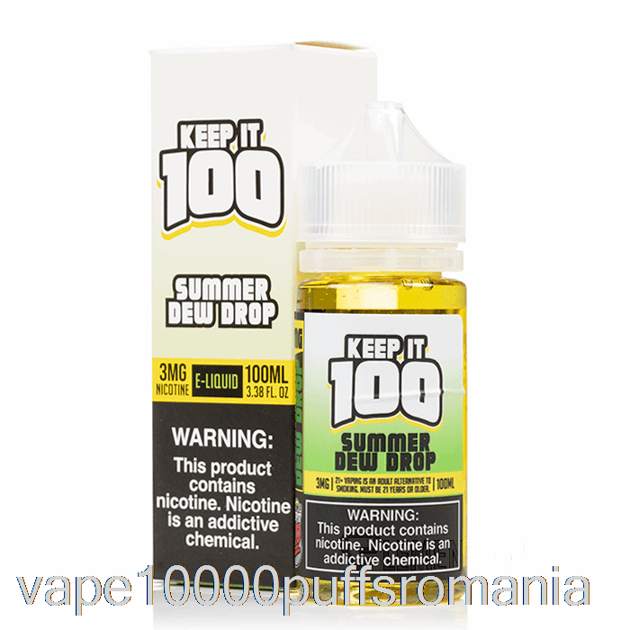 Vape Romania Picatura De Roua De Vara - Pastreaza-l 100 - 100ml 0mg